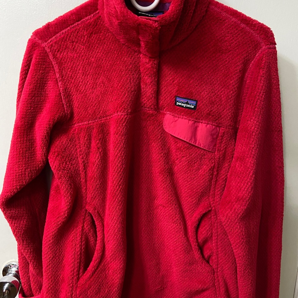 Patagonia Women’s Med Red Re-Tool Snap-T Pullover